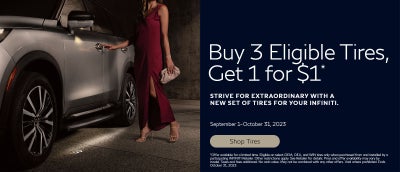 Buy 3 Eligible Tires, Get 1 for $1