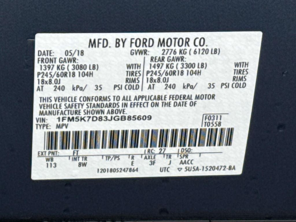 2018 Ford Explorer XLT
