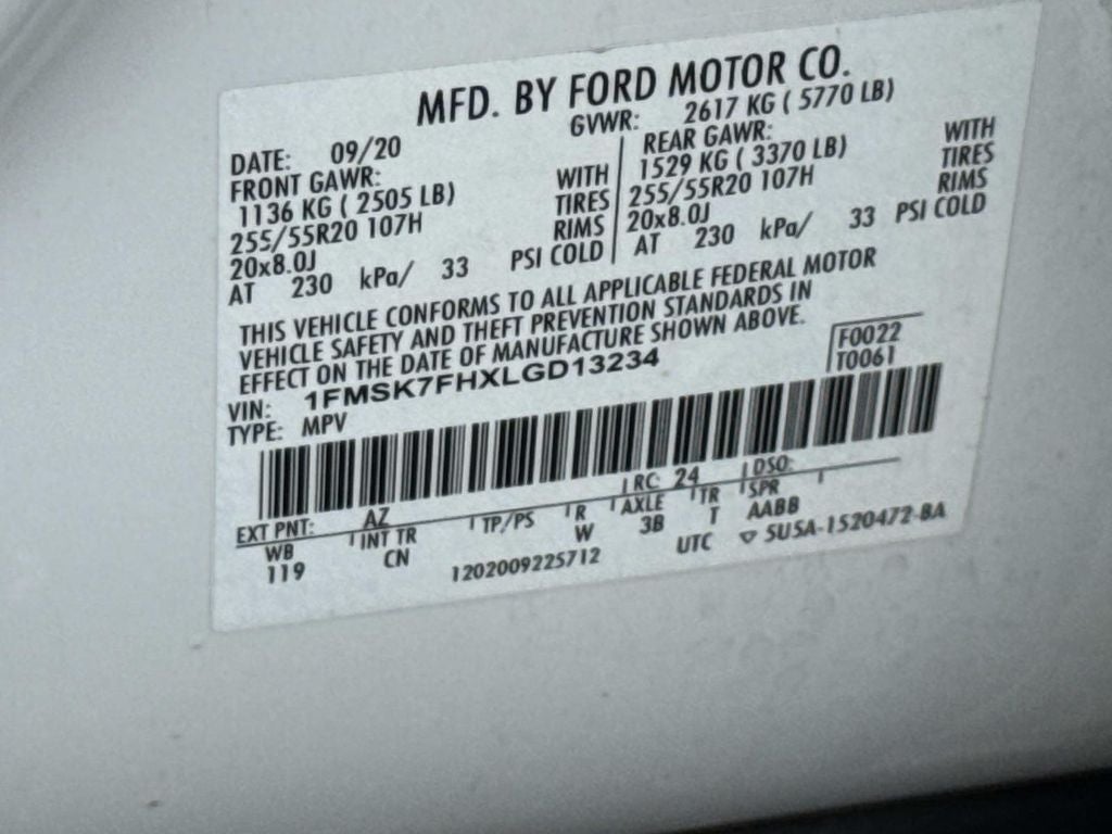 2020 Ford Explorer Limited