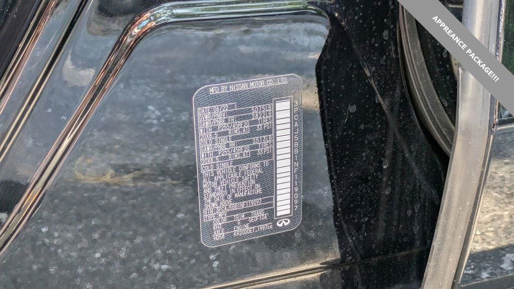 2022 INFINITI QX50 LUXE