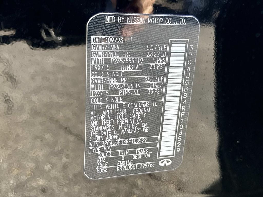 2024 INFINITI QX50 LUXE