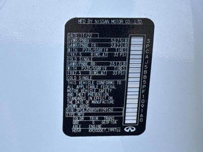 2023 INFINITI QX50 LUXE