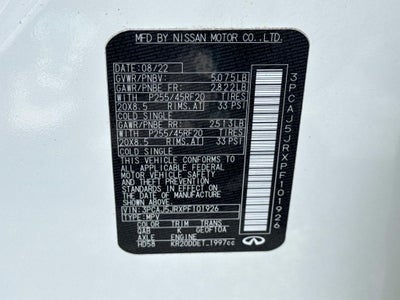 2023 INFINITI QX55 LUXE
