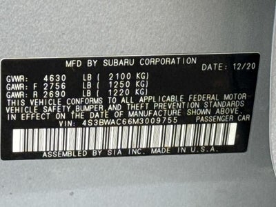 2021 Subaru Legacy Premium