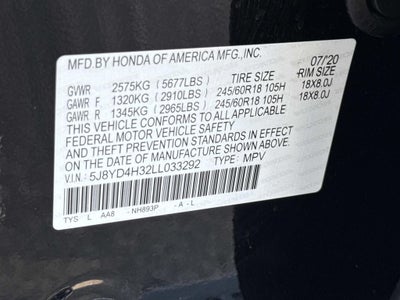 2020 Acura MDX 3.5L SH-AWD