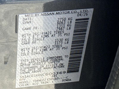 2027 INFINITI QX65 AUTOGRAPH