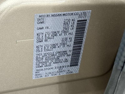 2023 INFINITI QX60 LUXE