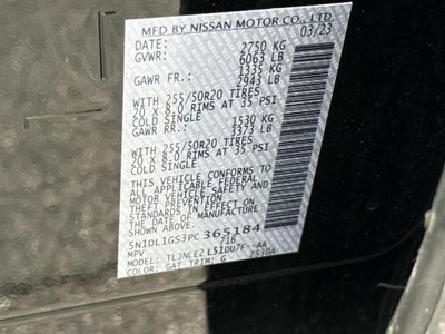 2023 INFINITI QX60 Sensory