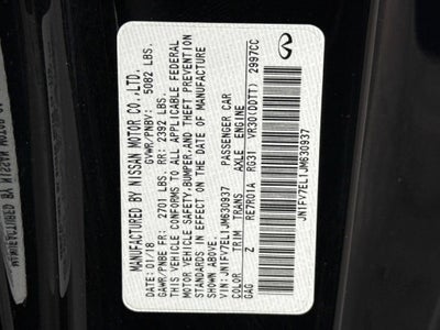 2018 INFINITI Q60 Red Sport 400