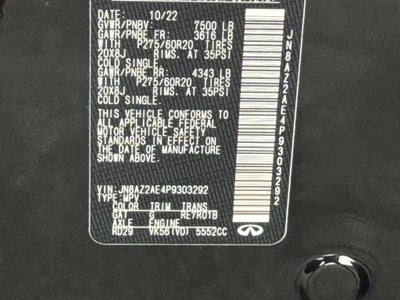 2023 INFINITI QX80 LUXE