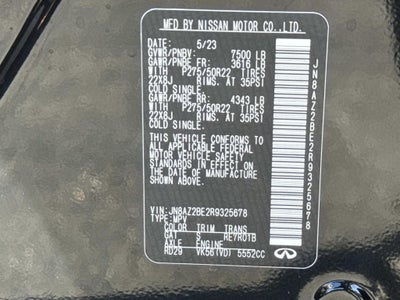 2024 INFINITI QX80 Sensory