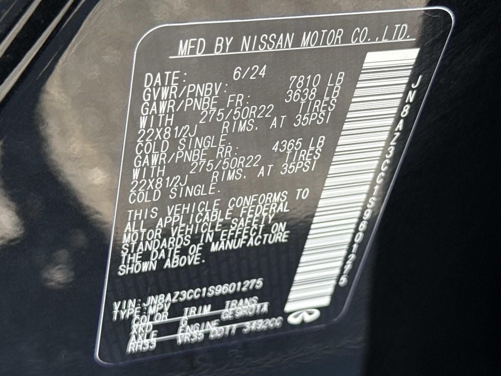 2025 INFINITI QX80 AUTOGRAPH