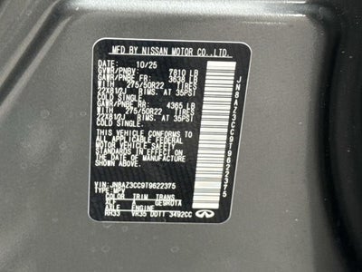 2026 INFINITI QX80 AUTOGRAPH