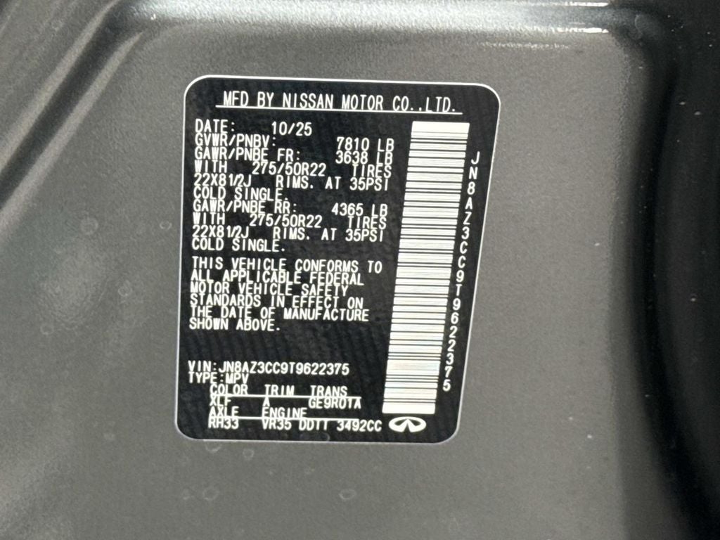 2026 INFINITI QX80 AUTOGRAPH