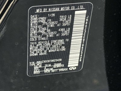 2026 INFINITI QX80 AUTOGRAPH