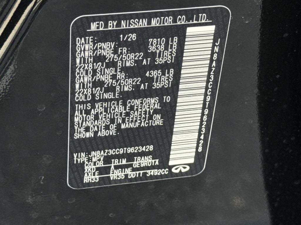 2026 INFINITI QX80 AUTOGRAPH