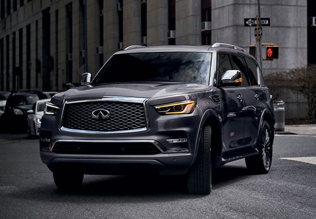 2024 INFINITI QX80 Key Features - HYDRAULIC BODY MOTION CONTROL SYSTEM | J.B.A. INFINITI of Ellicott City in Ellicott City MD
