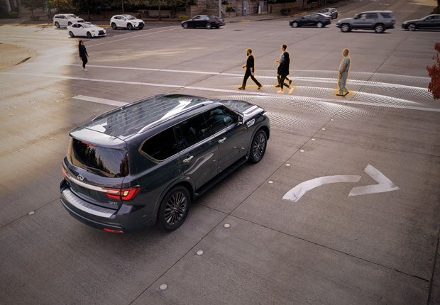 2024 INFINITI QX80 Key Features - PREDICTIVE FORWARD COLLISION WARNING | J.B.A. INFINITI of Ellicott City in Ellicott City MD