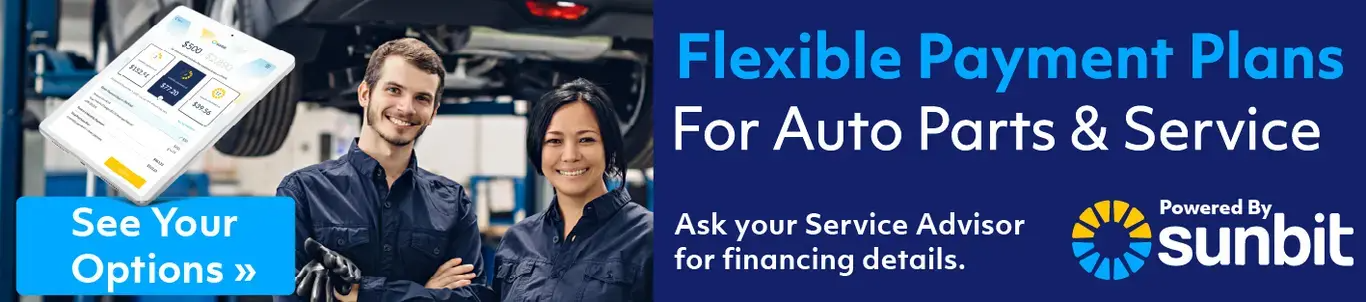 Flexible Payment Plans For Auto Parts & Service